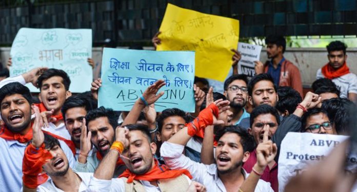 abvp-protest